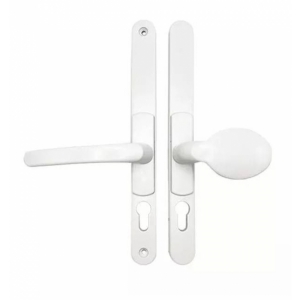 Lever Pad UPVC Adjustable Door Handles 62-95mm PZ Sprung 260mm Screw Centres